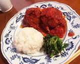 トマト缶で煮込みハンバーグ作り方3写真