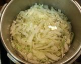 ダイエットや夜食にキャベツで釜玉うどん風作り方2写真