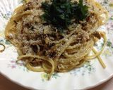 柚子胡椒香る酒盗と蓮根のスパゲッティ作り方8写真