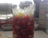 自家製果実酒　とろけるイチゴ作り方11写真