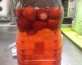 自家製果実酒　とろけるイチゴ作り方18写真