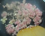 れんこん＆茸＆ひき肉の混ぜご飯作り方3写真