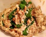 絹さやとツナの豆腐マヨパスタ作り方3写真