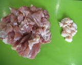 スナップエンドウ☆えのき☆鶏もも肉炒め作り方1写真