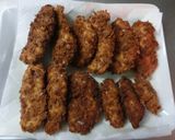 糖質制限 さっくり衣のふっくらﾁｷﾝｶﾂ作り方8写真