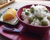 昆布茶できまり✿うちの豆ごはん✿作り方7写真