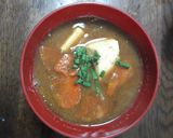 豚しゃぶしゃぶの残りで作った豚汁作り方3写真