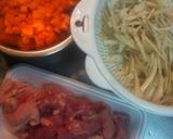 鶏ごぼうの炊き込み御飯作り方1写真