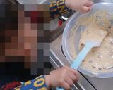 HTMで！簡単きな粉蒸しパン作り方2写真