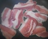 豚ばら肉としめじ炒め・のせご飯作り方5写真
