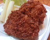 糖質制限 さっくり衣のふっくらﾁｷﾝｶﾂ作り方11写真