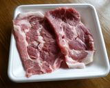 ポークステーキ（にんにく味噌味）♪作り方2写真