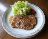ポークステーキ（にんにく味噌味）♪作り方4写真