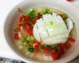 レンジで簡単！花咲くオニオンスープ作り方3写真