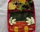 簡単キャラ弁☆丸型だけでミッキーのり弁★作り方8写真