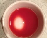 デコフリ赤＊うずらの玉子で苺作り方1写真