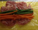 鶏もも肉の野菜巻き☆作り方3写真