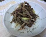 繊維たっぷり　牛煮込み丼作り方8写真