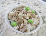 れんこん＆茸＆ひき肉の混ぜご飯作り方7写真
