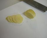 ノンオイル☆ノンフライ☆ポテトチップス作り方1写真