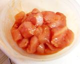 ピリ辛揚げ鶏のあんかけ炒め作り方1写真