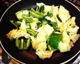 ピリ辛揚げ鶏のあんかけ炒め作り方5写真