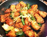 ピリ辛揚げ鶏のあんかけ炒め作り方9写真
