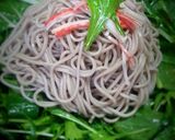 痩せるぜ♪水菜サラダ蕎麦♪作り方3写真