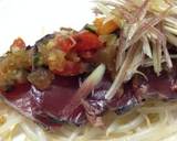 野菜ぽんジュレで和風カツオのカルパッチョ作り方4写真