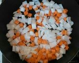 ダイエットにも！大豆とトマトの野菜スープ作り方6写真