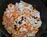 ダイエットにも！大豆とトマトの野菜スープ作り方7写真