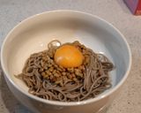 卵黄が決め手の納豆そば☆簡単美味☆作り方4写真