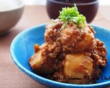 ＊ほっこり♪里芋の味噌そぼろ煮＊作り方7写真