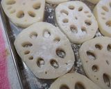 ＊中華風！れんこんの挟み照り焼き＊作り方4写真