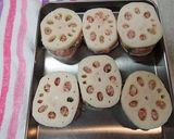 ＊中華風！れんこんの挟み照り焼き＊作り方5写真