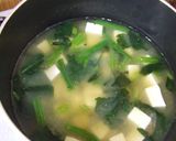 不思議なお味★とろ玉味噌汁作り方4写真