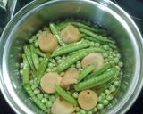旬☆お豆さんの卵とじ作り方2写真