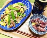 春の味覚！絶品絹さやチャンプルー作り方8写真