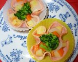 お弁当に彩り✿可愛いハムカップ作り方3写真