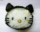キャラ弁❈沖縄アグーキティおにぎり作り方4写真