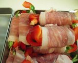 ピーマンとパプリカの豚肉巻き♪作り方3写真