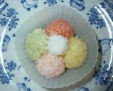 お弁当に彩り✿可愛い花おにぎり作り方1写真