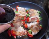 ピーマンとパプリカの豚肉巻き♪作り方6写真
