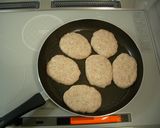 蓮根でカロリー半バーグ作り方4写真