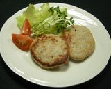 蓮根でカロリー半バーグ作り方7写真