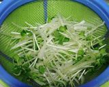 お刺身の『けん(つま)』セロリ＆貝割れ作り方4写真
