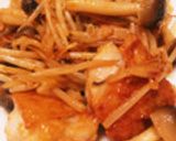 鳥もも肉としめじ☆塩ダレ炒め作り方7写真