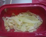 コク旨キャベツの蒸し鶏作り方3写真