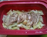 コク旨キャベツの蒸し鶏作り方5写真