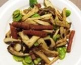 そら豆&エリンギのペペロン♪作り方6写真